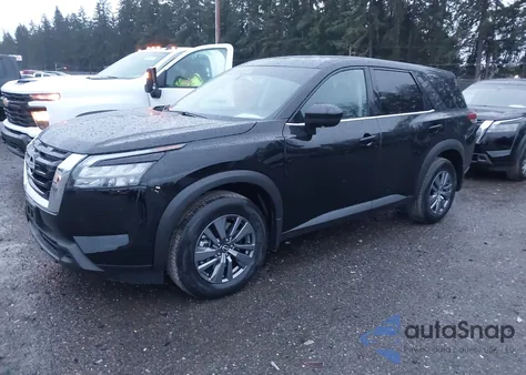 2025 Nissan Pathfinder S 4Wd z USA, uszkodzony, nr VIN 5N1DR3AC7SC312525